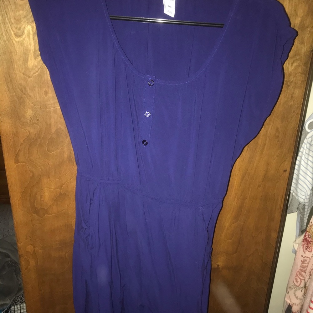 Blue dress with pockets